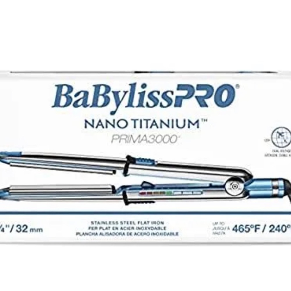 BaByliss Pro Prima 3000 straightening iron-only used twice!